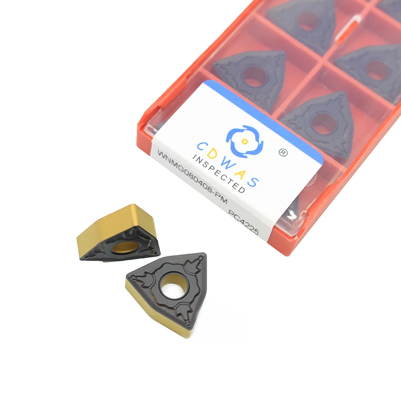 

WNMG080408 PM PC4225 Carbide insert External Turning Tools Lathe cutter Tool turning insert For processing steel parts