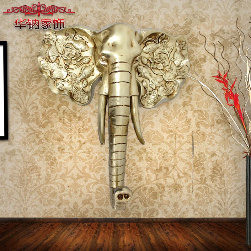 

2016 New Arrival The Big Elephant Wall Mural Style Living Room Decorations Home Furnishing Hotel Bar Shop Housewarming Gifts