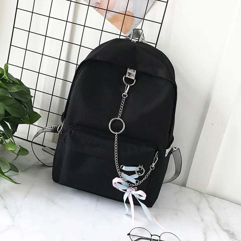 

All-match Women Backpack Leisure Fashion School Bag For Teenager Girl Travel Bag Solid Backpack Women Bagpack Mochila 2019