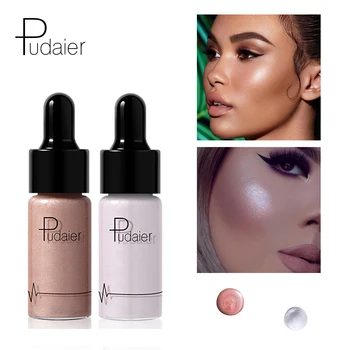 

12pcs Pudaier Brand Facial Lips Highlight Face Bright Liquid Shimmer Liquid Bronzers Highlighter Face Contour Foundation Makeup