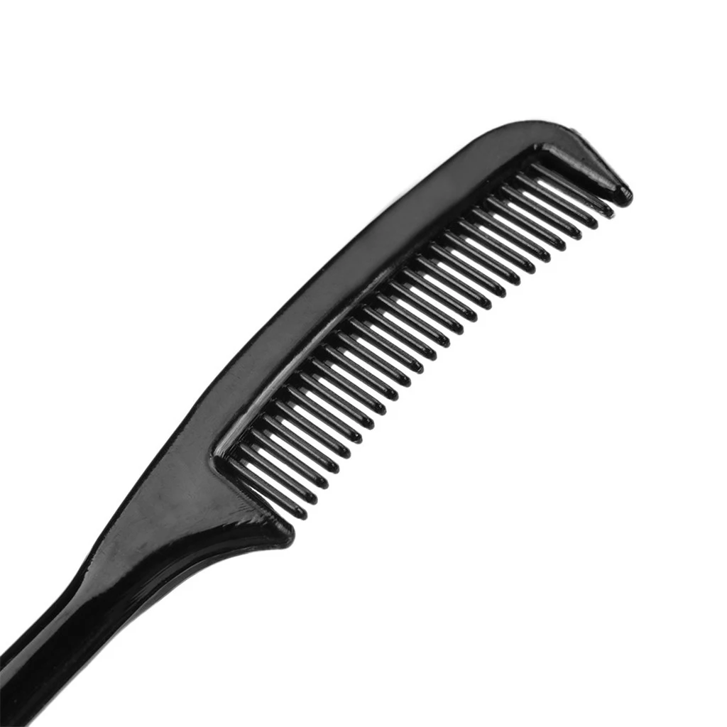 10pcs/set Eyelash Comb Curlers Makeup Applicator Eyebrow Grooming Brush Make Up Tool for Beauty Salon Home Use - Black