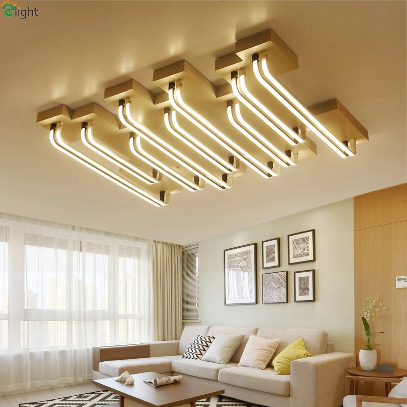 

Modern Metal Dimmable Led Chandeliers Lighting Lustre Acrylic Living Room Led Ceiling Chandelier Lights Bedroom Led Chandelier