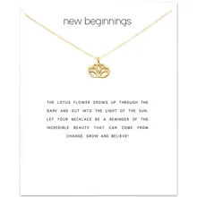 Bohemian Symmetrical Hollow Lotus Pendant Necklace For Women White Pearl Card Simple Choker Necklace Girlfriend Gift gorgeous faux pearl hollow out necklace for women