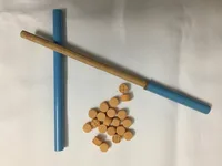 2019 Trialsale 23x1cm Blue Ejection Rod Game Sets Shoot Off Toy Baby Launching Toys Kids Shooting Gun With EVA Bullets Games Kit 1