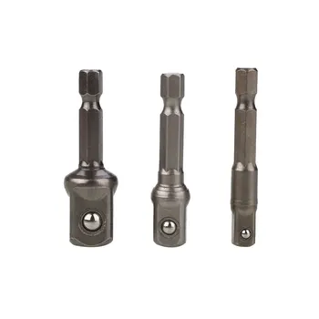 

3pcs Socket Hex Adapter Power Set Impact Extension Driver Drill Bits Bar Tools