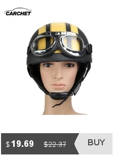 CARCHET moto cross Helmet 56-60 см moto rcycle полулицевые шлемы с открытым лицом регулируемый размер пятиконечный шлем со звездой Casco para moto