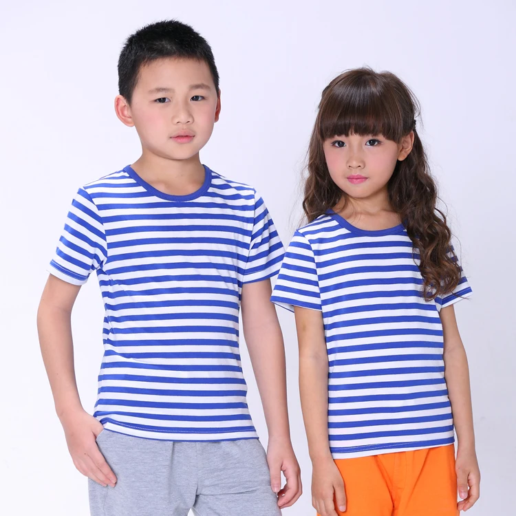 boy red and white striped shirt