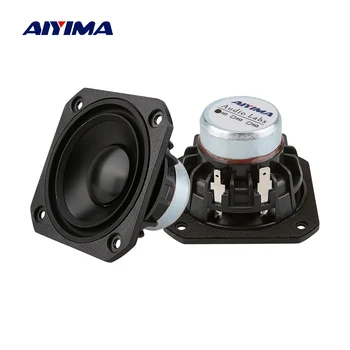 

AIYIMA 2Pcs 2.5 Inch Full Range Sound Speaker Column 25 Core 15W Fever Loudspeaker DIY Music Audio Computer Speaker Home Theater