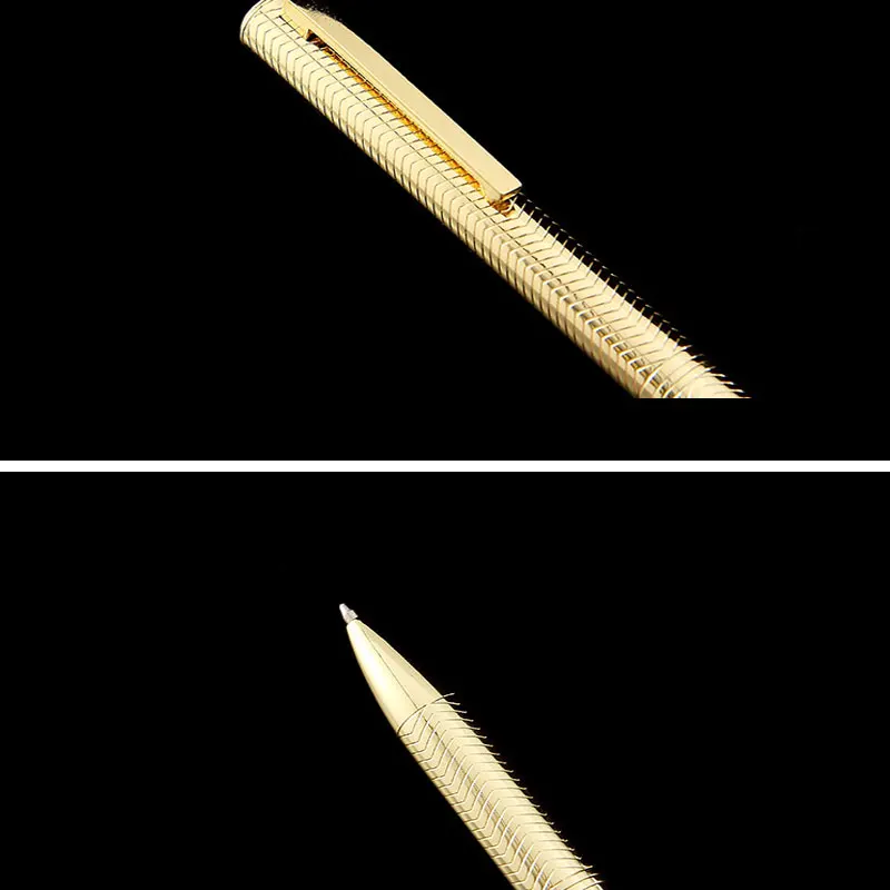 Креативная металлическая шариковая ручка высокого качества подарочная ручка в деловом стиле офисная ручка под розовое золото школьные канцелярские принадлежности