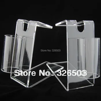 

Lot Of 2PCS Acrylic Tattoo Machine Gun Holder Stand Supply AMH-2