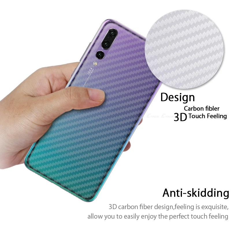 2 шт/3D защитная задняя пленка из углеродного волокна Vertex Impress Funk Game/Vertex Indigo Nero