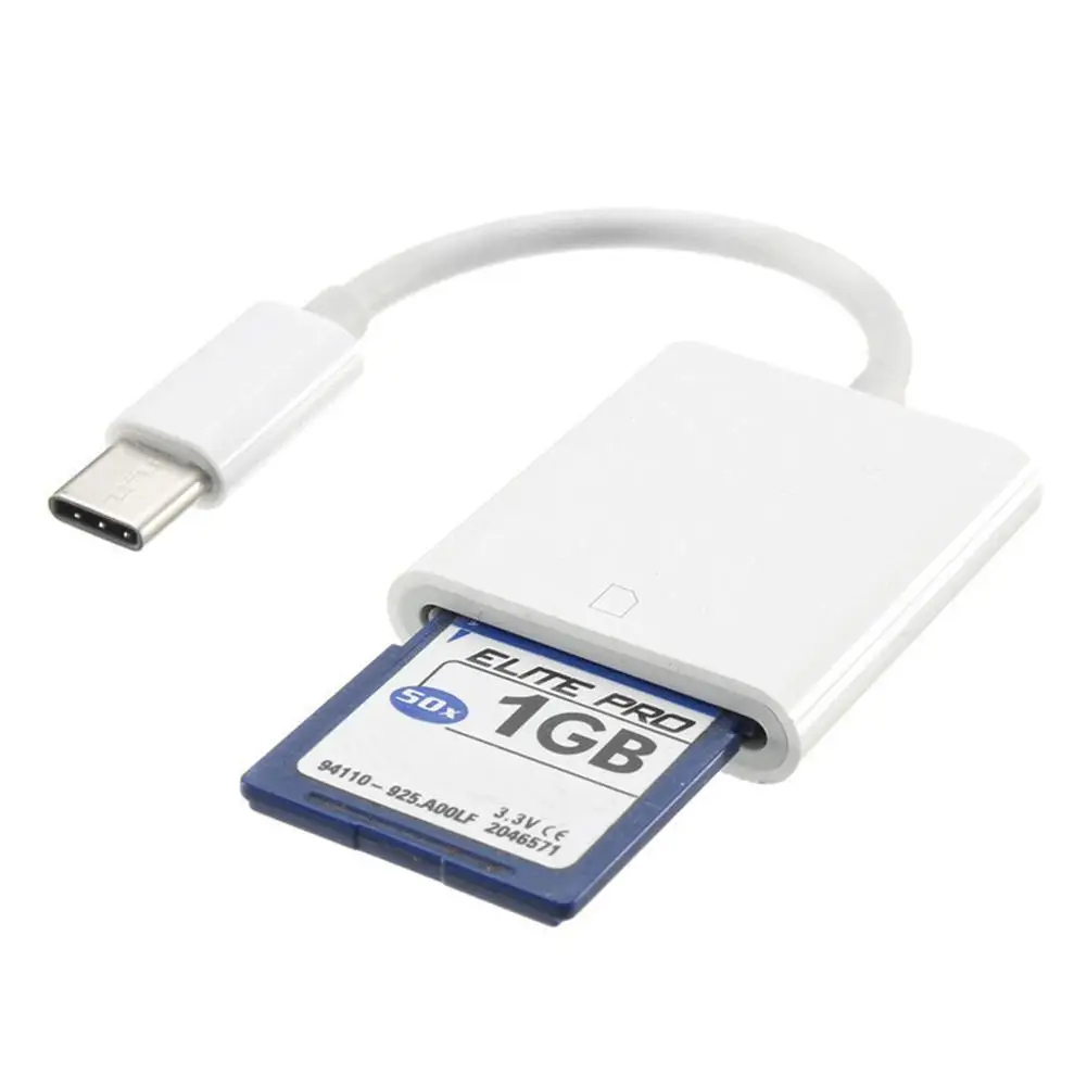 USB-C type-C к SD кард-ридеру кард-ридер адаптер Комплект OTG адаптер данных USB-C type-C к Micro SD карта памяти