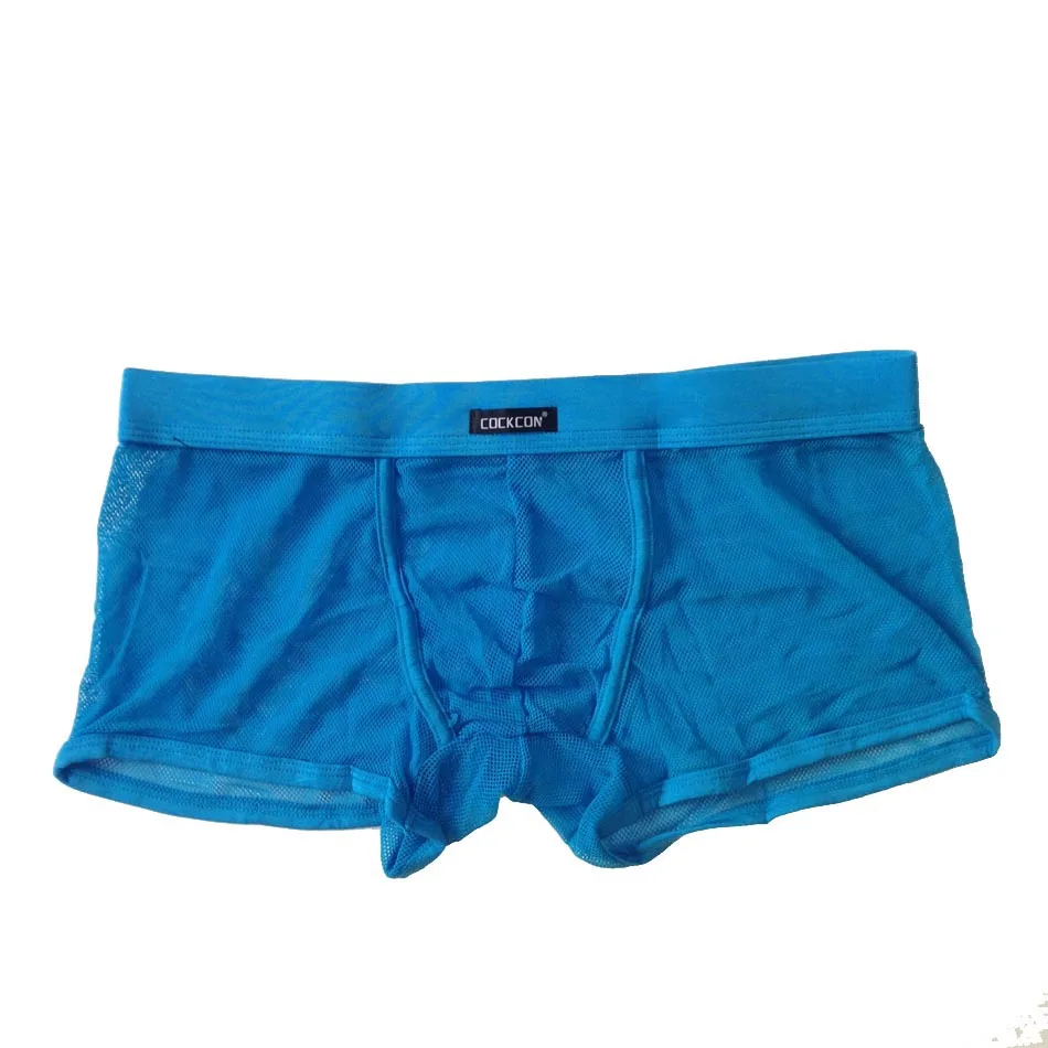 Hot! 2017 New Famous Brand Underwears Men's Boxers Shorts Sexy Mesh Men Panties Sexy Trunks shorts for Men Calecon Homme (2)