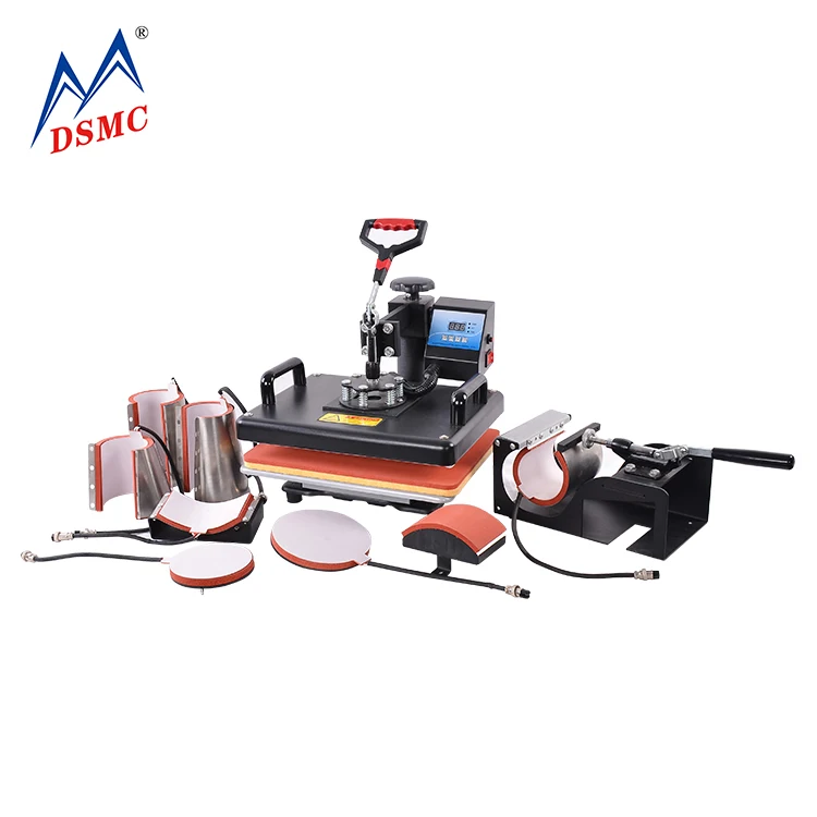 Top Best Quality Heat Press Transfer Sublimation Mug plate cap tshirt Printing Machine 3
