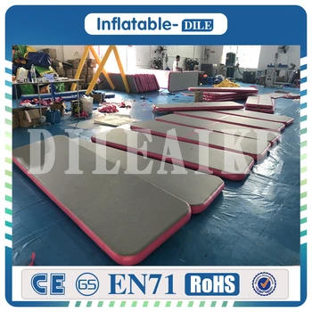 

Free Shipping 500x100x20cm Inflatable Air Track Gymnastics Air Mat With Free One Pump(Size:500x100x20cm)
