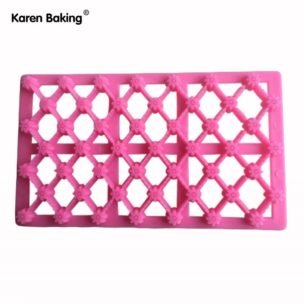 Impression Grid Modelling Cookie Cutter Fondant Cake