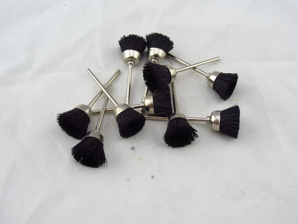 free shipping 100pcs Hot GH101 C ROTARY bLack bristle brush ,jewelry