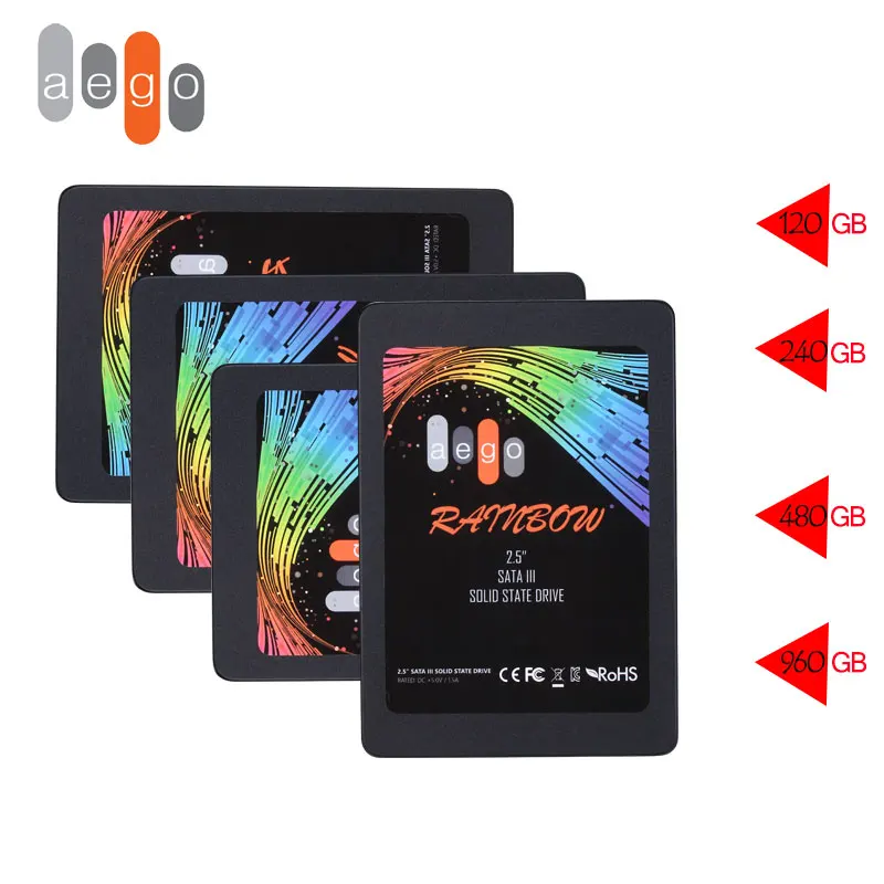 Внутренний твердотельный накопитель AEGO 120 ГБ SSD 2 5 дюйма жесткий диск для дайвинга