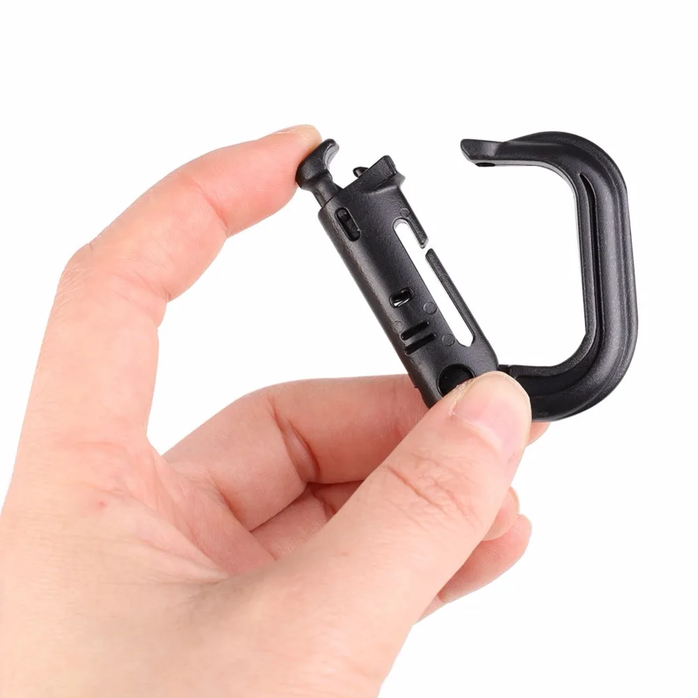 

30pcs/set Backpack Tactical Gear Webbing Connecting Buckles Clip Strap D Ring Hooks Carabiner