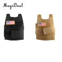MagiDeal, для улицы, камуфляжный, для охоты, военный, тактический, компактный жилет, боевой тренировочный жилет, пуленепробиваемый жилет CS, одежда Jungle Acce