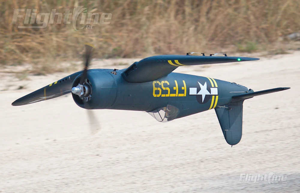 Flightline F4U-1D Corsair "Bubble Top" и F4U-1A Corsair "птичья клетка" 1600 мм(6") Размах крыльев-PNP