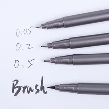 9 шт. набор ручек Fineliner Чистящая игла художественная ручка для рисования подписи Водонепроницаемая lnk WIF66