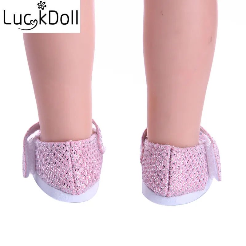 LUCKDOLL модная обувь для 14,5 дюймовых кукол Wellie Wishers аксессуары для одежды, игрушки для девочек, поколение, подарок на день рождения