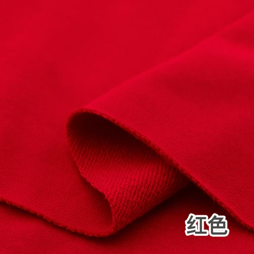 Плотная трикотажная махровая толстовка с капюшоном из хлопка, спортивная одежда - Цвет: Red