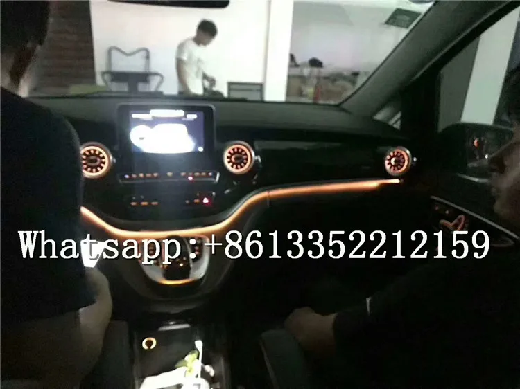 V class air conditoin cover fit for V-class W447 W639 W638 air-condition cover with 12 color 4 or 2 pieces interior vents cover  (6)