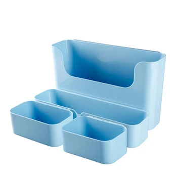 

4pcs Multifunctional hanging type storage box sundries storage rack