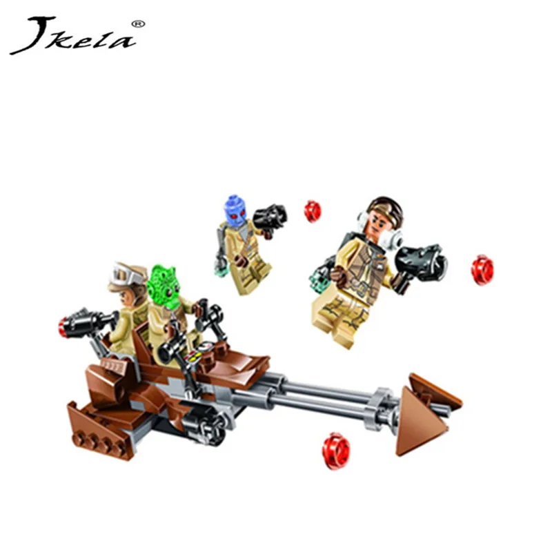 

[New] Star Wars Force Awakens Rebel Building Blocks Toys Gift Alliance Battle Pack Series Compatible With Legoingly Starwars