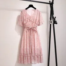 Летнее женское платье размера плюс, обхват груди 145 см, 5XL, 6XL, 7XL, 8XL, 9XL, повседневное женское платье розового цвета