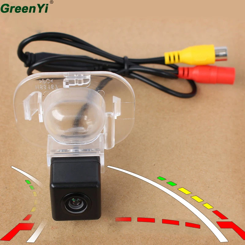 

GreenYi Reversing Trajectory Tracks Reverse Backup Parking Reversing Rear View Camera For Hyundai Verna Solaris Sedan Kia Forte
