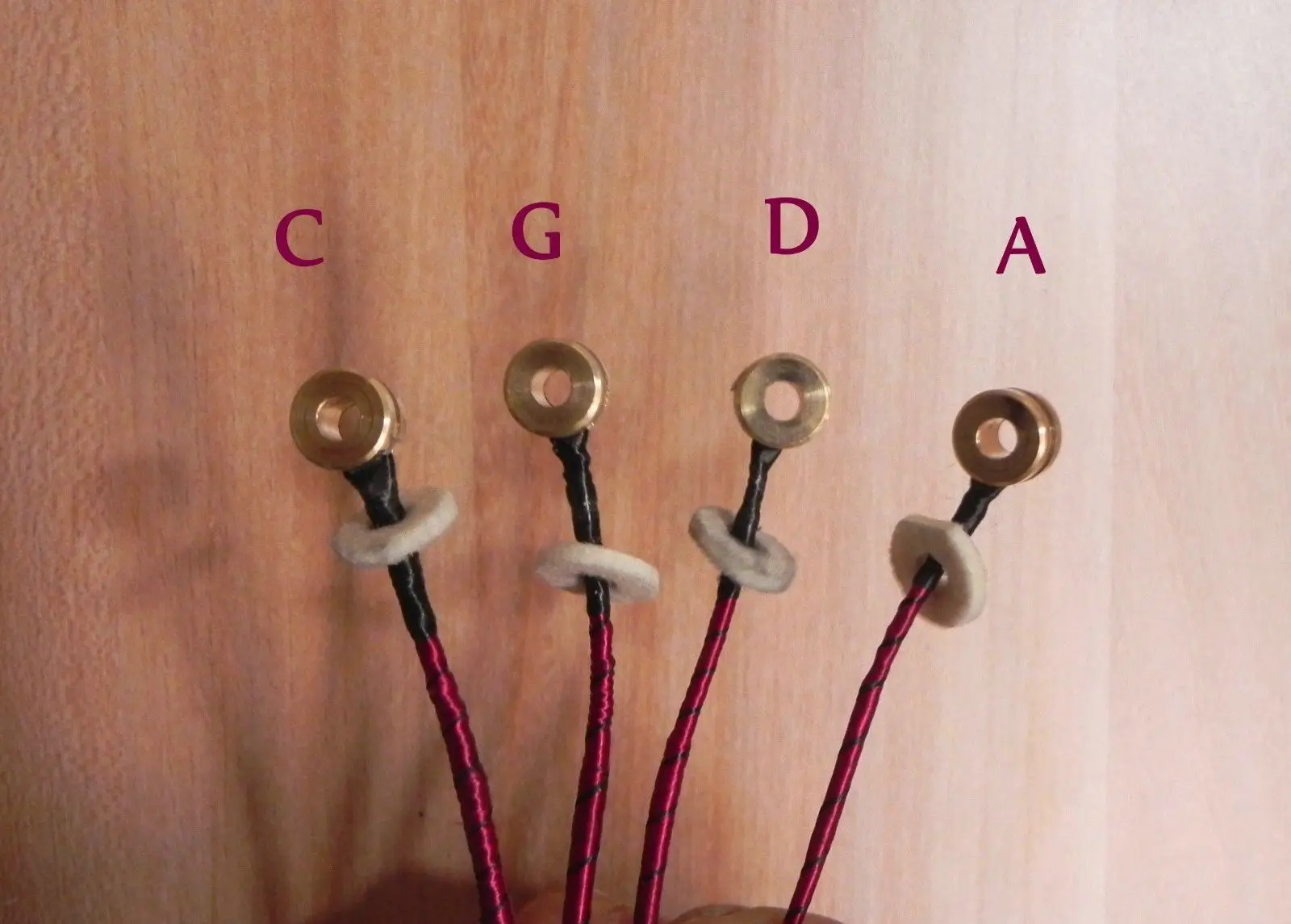 

5 Sets of Fine Upright Double Bass Strings (3/4-4/4) QY-006