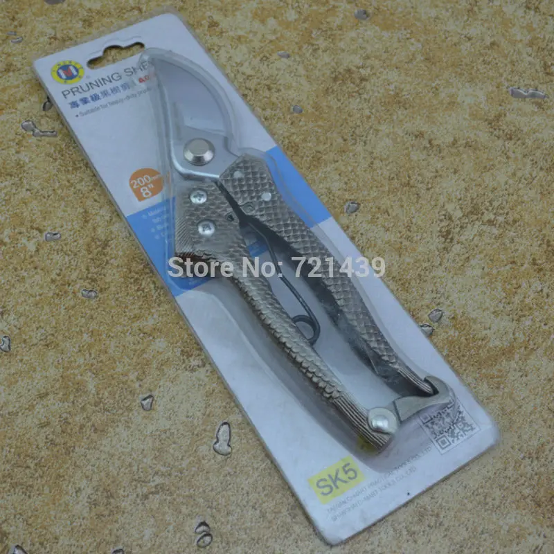Садовые ножницы для резки секатор C-MART ручной инструмент цинковый сплав ручка SK5 стали " серпы ручной инструмент A0056