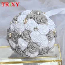 TRiXY B2-S ручной работы очаровательные свадебные аксессуары цветы Свадебные букеты Искусственные Свадебные цветы букет
