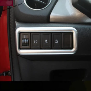 

Yimaautotrims Head Lights Foglamp Control Switch Button Cover Trim Fit For Suzuki Vitara Escudo 2015 - 2020 ABS Pearl Chrome