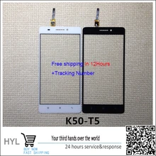 Original Black/white Touch Screen Glass touchscreen Digitizer For Lenovo K3 mote k50-T free shipping