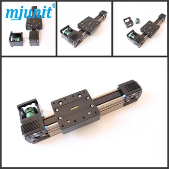 

Guide Linear Slide Rail 2 blocks Belt drive Actuator Linear Guide Motion Rail