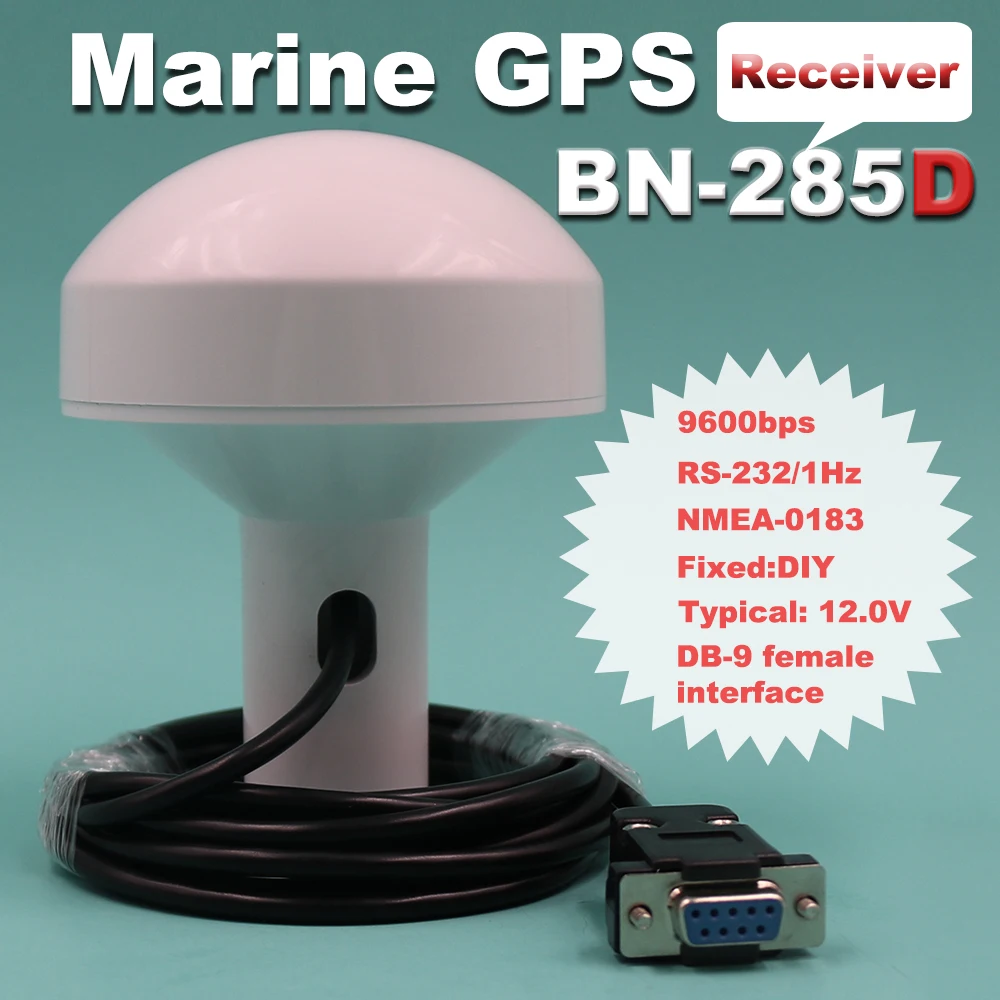 BEITIAN 12V Marine DB-9 Женская интерфейсная Навигация 5m GNSS 9600bps Φ Уровень GPS GLONASS приемник |