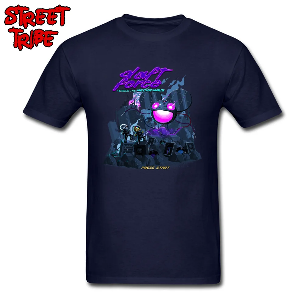 Daft Force Cotton Fabric Tops T Shirt for Men Design T-shirts Cool Funny Crew Neck Tees Short Sleeve Free Shipping Daft Force navy