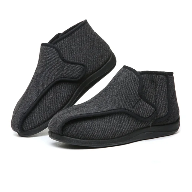 KNCOKAR – chaussures en laine larges pour personnes âgées, grande taille 41  48, pour diabète, déformation de l'hallux Valgus | AliExpress