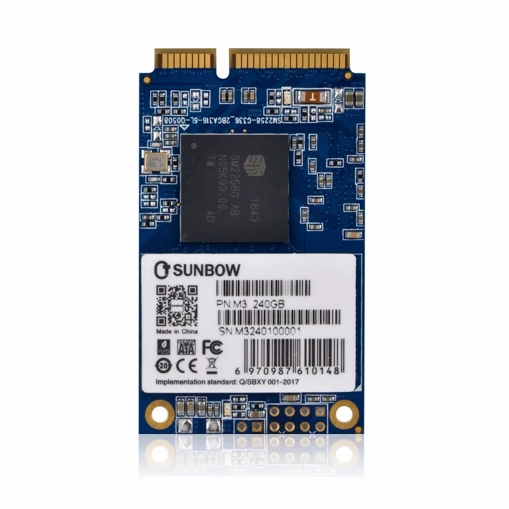 TC-SUNBOW MSATA 3 SSD 60GB 120GB 240GB твердотельный жесткий диск для настольных ПК, ПК, MacPro, подарок бесплатно