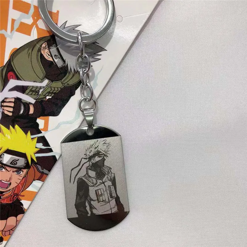 Мстители Наруто ONE PIECE APEX красные изображения из фильма «red Dead Redemption» аниме ожерелье из аниме в японском стиле брелок из нержавеющей стали аксессуары для армейских карт