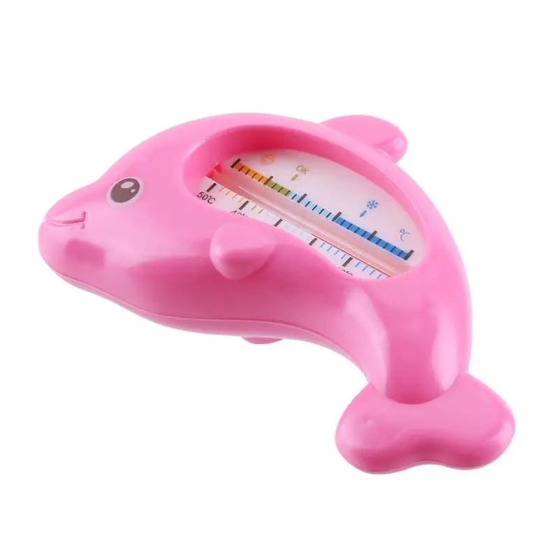Детский термометр в форме дельфина, пластиковая плавающая игрушка для ванны, уход за младенцем, домашний душ для малышей, датчик измерения