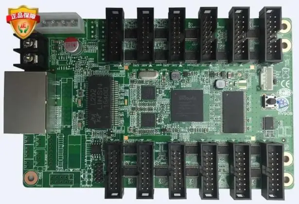 

RV908 linsn full color led video screen receiving card(come with 12 groups HUB75 interface ports)