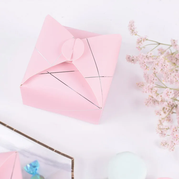 

100 шт., картонная коробка для свадебных подарков