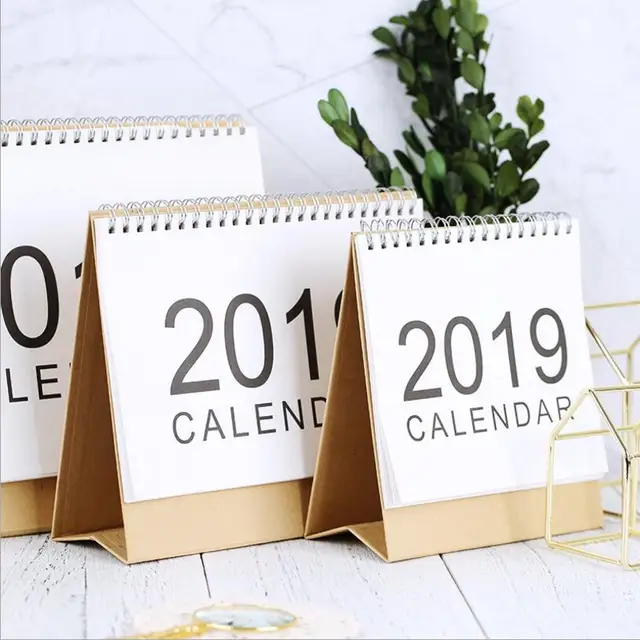 2018 2019 time planner largetable calendar basic coil spiral muji