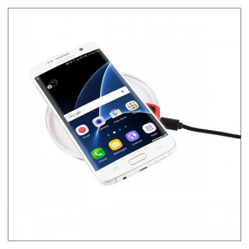 For Samsung S7 Edge G935F S7 Plus Qi Wireless Charger Power Bank Case Power Pad For Samsung Galaxy S7 Note 5 Note 7 Charger
