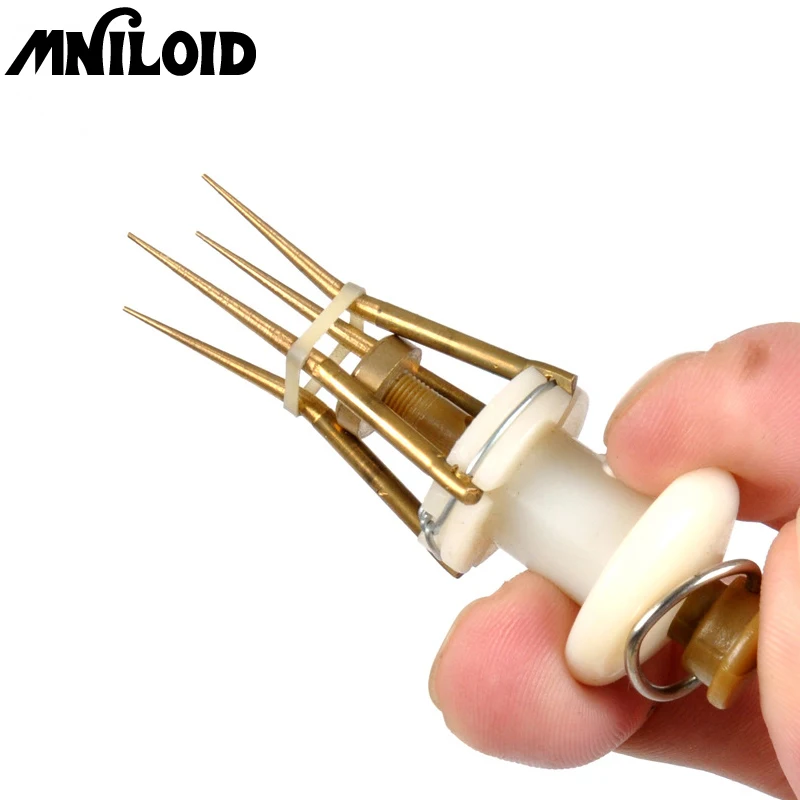 MNILOID профессиональная бронзовая рыболовная приманка зажим мягкая червячная